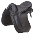 Sattel BARRYDALE Softleder schwarz mit Softpauschen